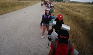 Senderismo en los campamentos